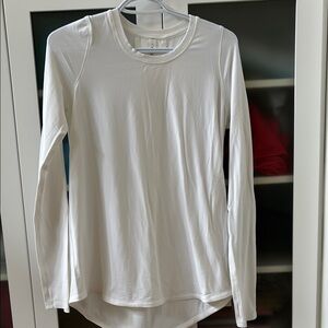 lululemon athletica White Long Sleeve Tee